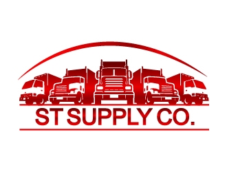 ST Supply Co. logo design by Shailesh