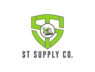 ST Supply Co. logo design by nona