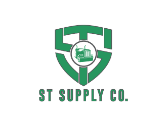 ST Supply Co. logo design by nona