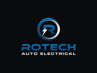 Rotech Auto Electrical logo design by Rizqy