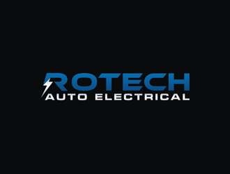 Rotech Auto Electrical logo design by Rizqy