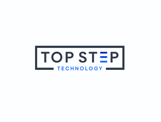 Top Step Technology logo design by violin