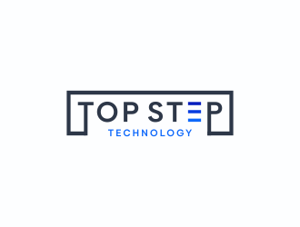 Top Step Technology logo design by violin