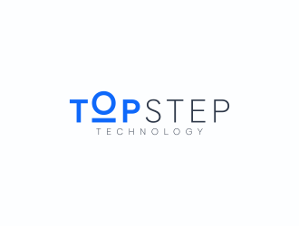 Top Step Technology logo design by violin