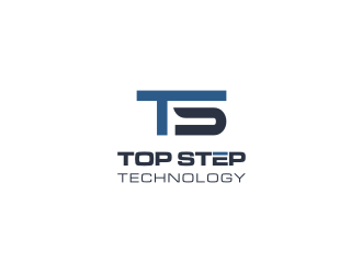 Top Step Technology logo design by Susanti