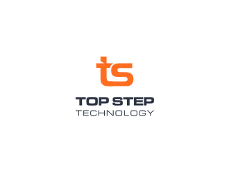 Top Step Technology logo design by Susanti