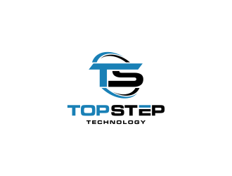 Top Step Technology logo design by haidar