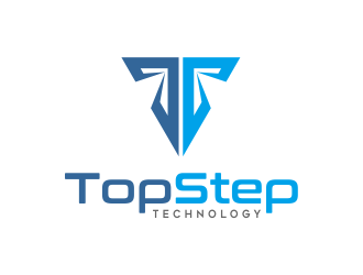 Top Step Technology logo design by AisRafa