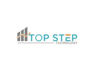 Top Step Technology logo design by Diancox