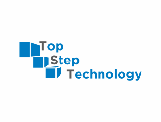 Top Step Technology logo design by luckyprasetyo