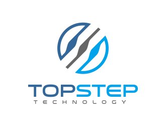 Top Step Technology logo design by AisRafa