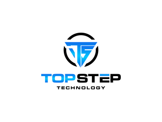 Top Step Technology logo design by haidar