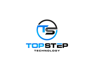 Top Step Technology logo design by haidar