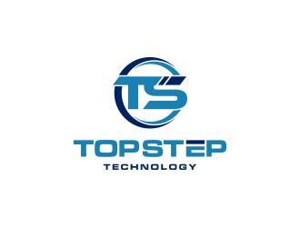 Top Step Technology logo design by haidar