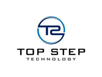 Top Step Technology logo design by mbamboex