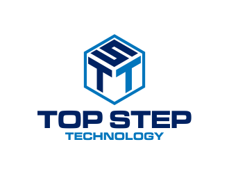 Top Step Technology logo design by qqdesigns