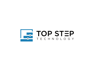 Top Step Technology logo design by restuti