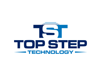 Top Step Technology logo design by qqdesigns