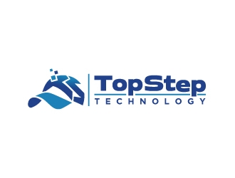 Top Step Technology logo design by Foxcody