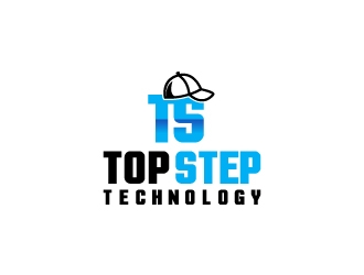 Top Step Technology logo design by aryamaity