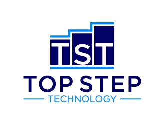 Top Step Technology logo design by mewlana