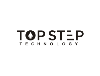 Top Step Technology logo design by Barkah