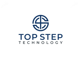 Top Step Technology logo design by Kebrra