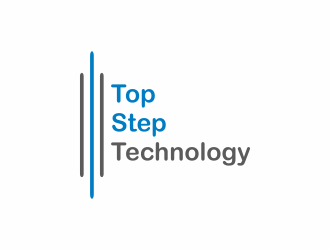 Top Step Technology logo design by luckyprasetyo