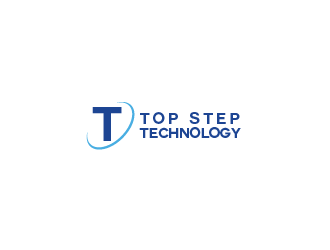 Top Step Technology logo design by tukangngaret