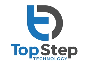 Top Step Technology logo design by DreamLogoDesign