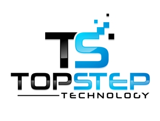 Top Step Technology logo design by DreamLogoDesign