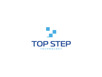 Top Step Technology logo design by kingdeco