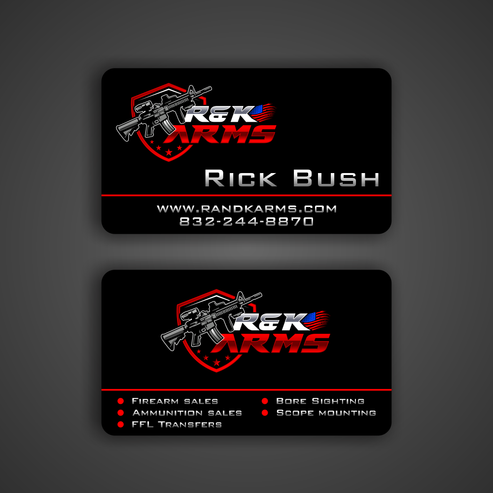 R & K Arms logo design by done