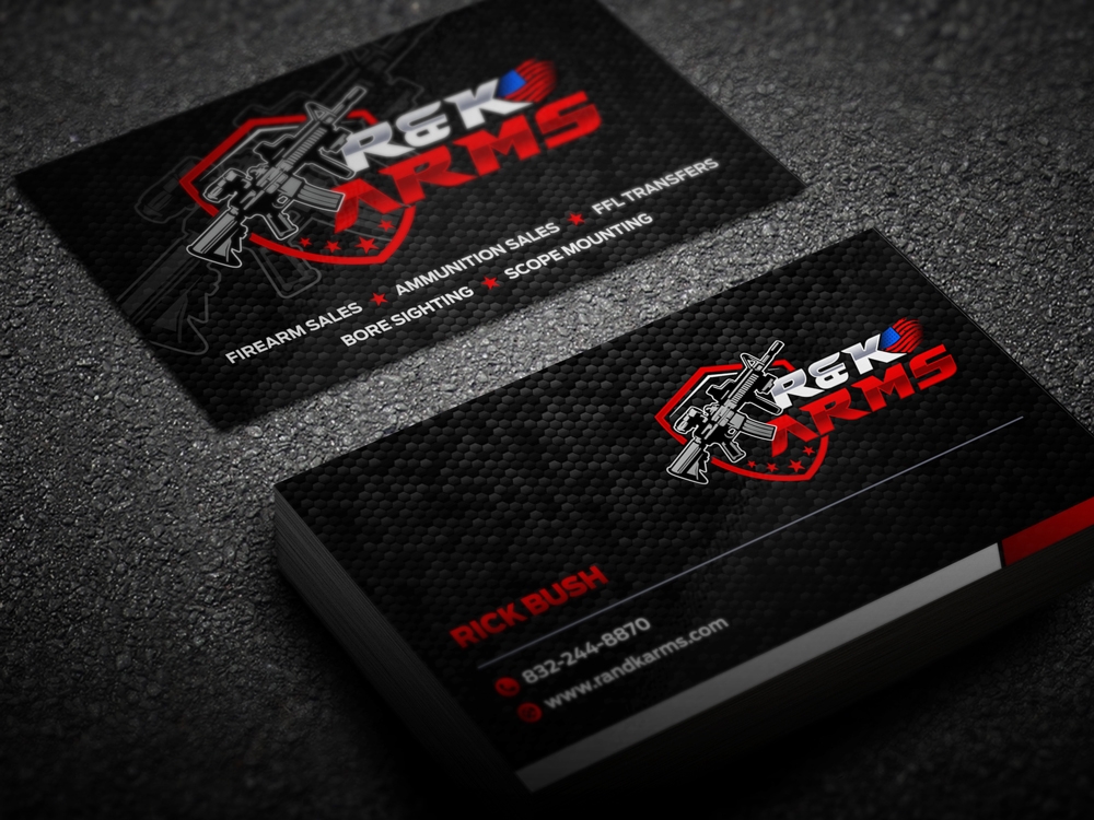 R & K Arms logo design by KHAI