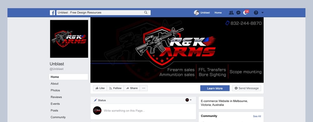 R & K Arms logo design by aRBy