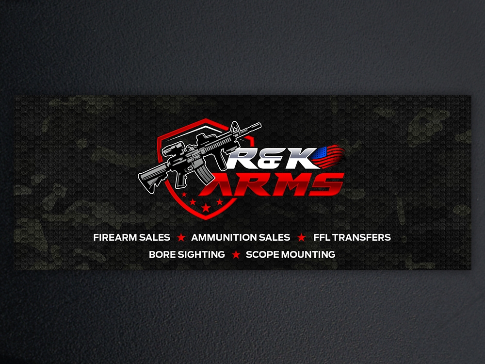 R & K Arms logo design by KHAI