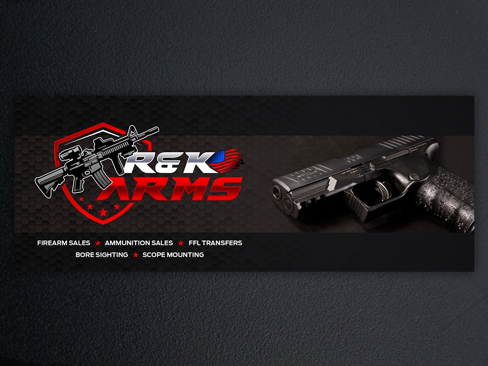 R & K Arms logo design by KHAI