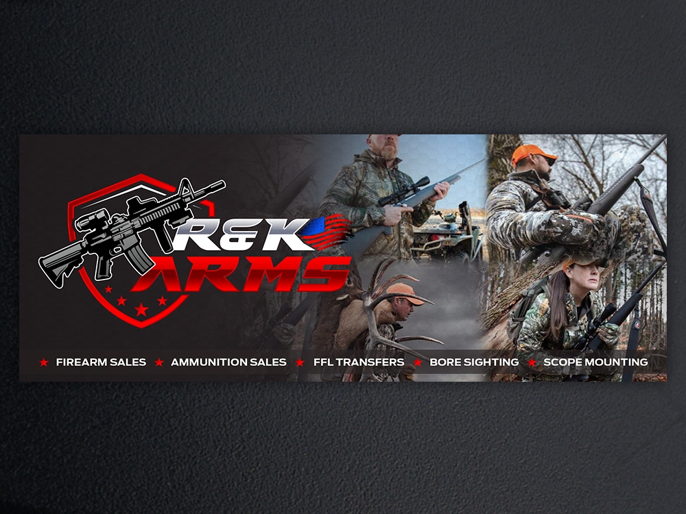 R & K Arms logo design by KHAI