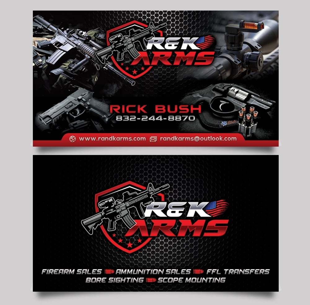 R & K Arms logo design by Realistis