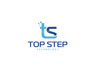 Top Step Technology logo design by kingdeco