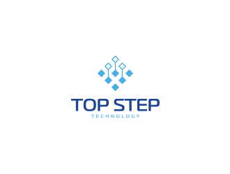 Top Step Technology logo design by kingdeco