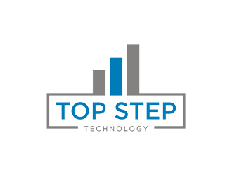 Top Step Technology logo design by bomie