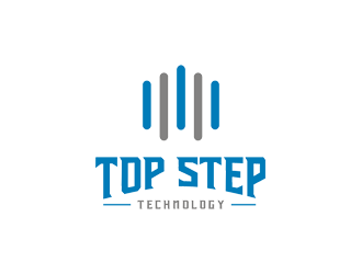 Top Step Technology logo design by bomie