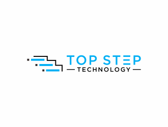 Top Step Technology logo design by checx