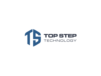 Top Step Technology logo design by Susanti