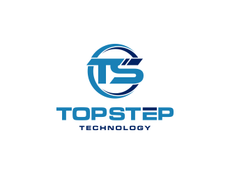 Top Step Technology logo design by haidar