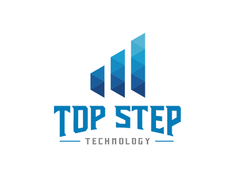 Top Step Technology logo design by bomie