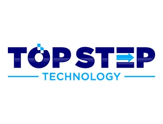 Top Step Technology logo design by mewlana