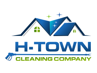 H-TOWN CLEANING COMPANY logo design by aldesign