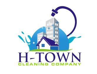 H-TOWN CLEANING COMPANY logo design by AamirKhan